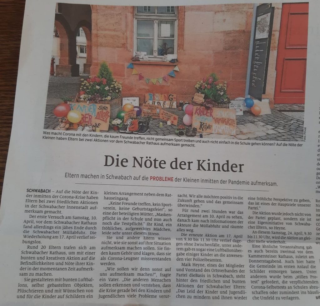 23.04.2021 - Schwabacher Tagblatt
